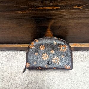 Coach Julienne 17 Cosmetic Case in Brown Floral